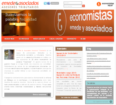 Web de Emede & Asociados Asesores Tributarios