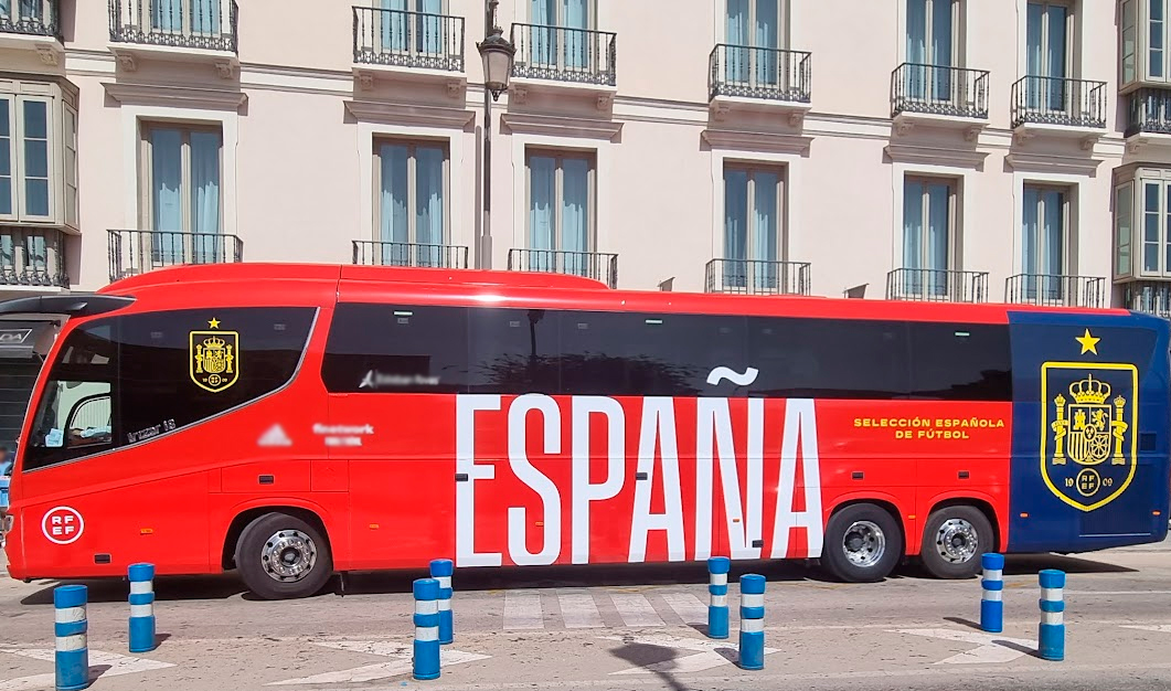 Autobús de la Selección Española de Fútbol